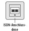 ISDN-Anschlussdose